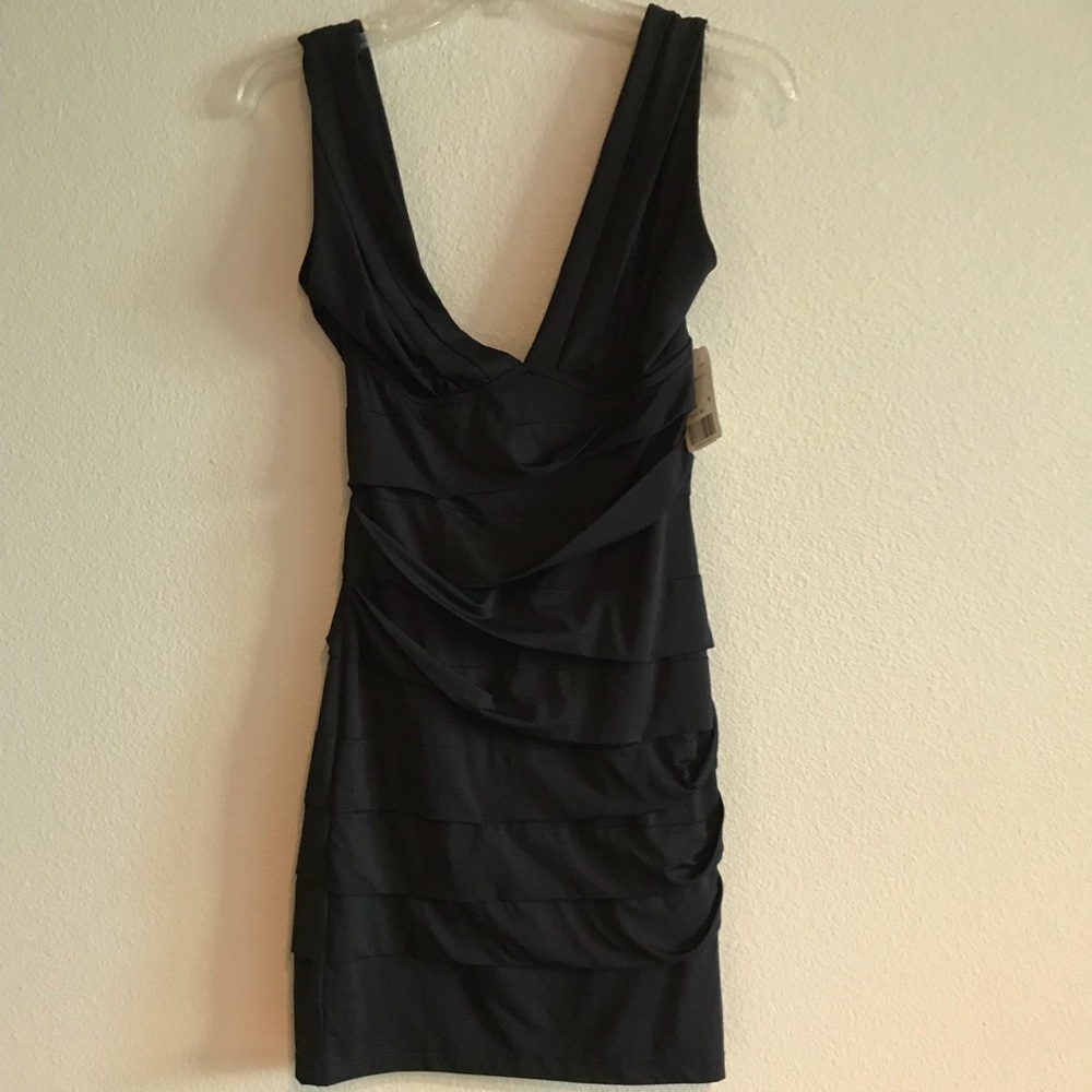 NWT Black layered size medium dress